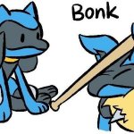 Lucario bonk