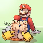 Mario Tickled