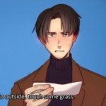 Levi wants you to touch grass