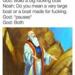 God and Noah meme