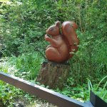 Wooden squirrel template
