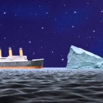 titanic vs iceberg