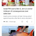 Ben & Jerry's Boycott Fish News Duo