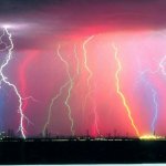 Rainbow lightning