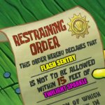 flash setnry restrainig order | FLASH SENTRY; TWILIGHT SPARKLE | image tagged in spongebob restraining order | made w/ Imgflip meme maker