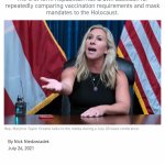 Marjorie Taylor Greene vaccine segregation