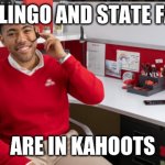 cause we all know doulingo is evil and state farm watches u 24/7 (like a good neighbor, STATE FARM IS THERE) | DUOLINGO AND STATE FARM; ARE IN KAHOOTS | image tagged in new jake from statefarm,duolingo | made w/ Imgflip meme maker