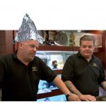 PAWN STARS RICK IN TIN FOIL HAT "BEST I CAN DO"