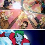 Captain Planet Powers Combined meme