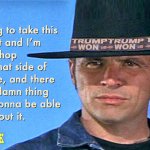 Billy Jack Says Trump Won