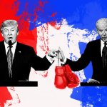 Joe Biden Donald Trump debate gif GIF Template