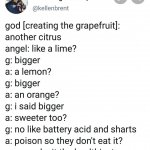 God grapefruit meme