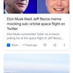 Bezos Elon Plane News Duo