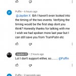 Jayden X denies supporting Trump or Putin