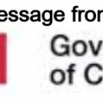 A Message From the Government of Canada