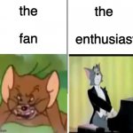 The rodent fan vs. The feline enthusiast