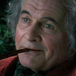 Bilbo Smoking