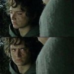Frodo upset meme