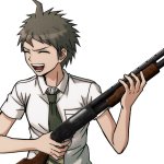 hajime with a gun