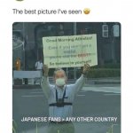 Japanese Olympic fan