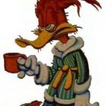 When I have nightmares | NIGHTMARES WERE LIKE... ANNOYING | image tagged in woody woodpecker coffee | made w/ Imgflip meme maker
