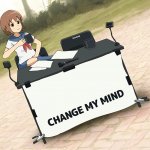change my mind anime meme