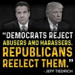 Democrats reject abusers and harassers