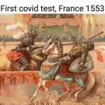 First Covid test meme