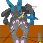 Lucario Tickled