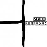 Zero Difference template