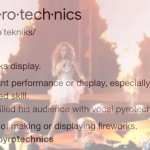 Kylie pyrotechnics