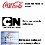 Esto me robo la salus esto me robo la infancia y esto el corazón