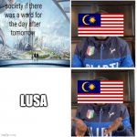 Lusa go brrrr | LUSA | image tagged in it's that simple | made w/ Imgflip meme maker