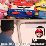I am the captain now | look at me , i am the captain America now | image tagged in i am the captain now | made w/ Imgflip meme maker