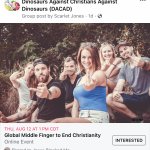 Global middle finger to end Christianity