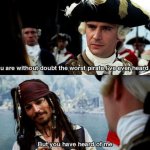 The worst pirate Meme Generator - Imgflip