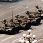 Tiananmen Tank Man template