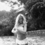 Kylie black & white music video gif GIF Template
