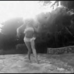 Kylie black & white music video gif GIF Template