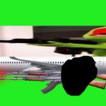 When the plane feels too slow | image tagged in random plane meme,kermit the frog | made w/ Imgflip meme maker