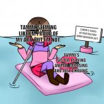 Pool of tears | TAMMI, SEEMING LIKE I'M PROUD OF MY ART, BUT I'M NOT. TAMMI'S TEARS OF FRUSTRATION WHEN DRAWING ART. TAMMI'S SISTER, PLAYING ANIMAL CROSSING, AND JUST CHILLING. | image tagged in pool of tears | made w/ Imgflip meme maker