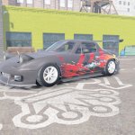 miata red and black livery but upgraded