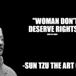 crumb cream | image tagged in sun tzu,woman,joke | made w/ Imgflip meme maker