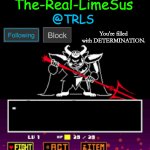 LimeSus Undertale Announcement Temp V1 (5) meme