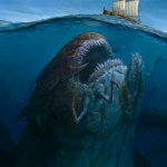 Sea Monster Eating Boat