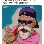 30+ and still watch anime meme
