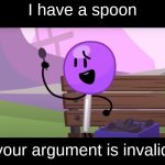 lollipop has a spoon