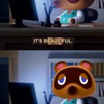 Tom Nook hurt his eyes