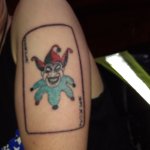 Joker tattoo template
