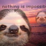 Sloth nothing is impossible
